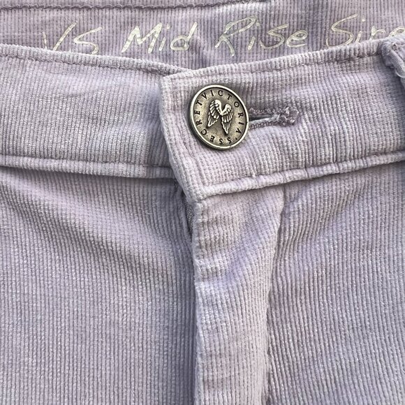 🆕 Victoria's Secret | Mid Rise Siren Corduroy Jeans in Lavender | 6 - Picture 4 of 10